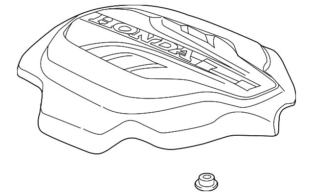 Genuine Honda Cover Assembly Engine 17121-RLV-A11