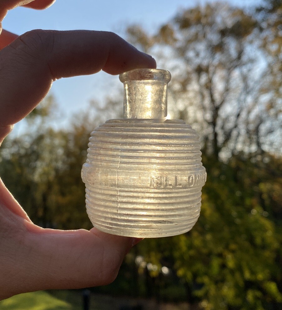 Fill Only To Here Blown Perfume/Cologne Bottle?