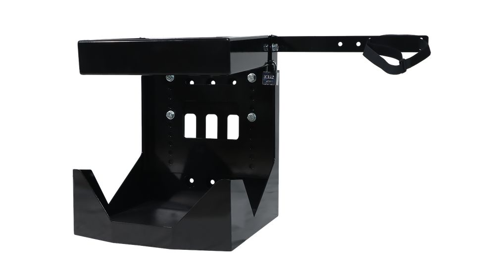 Adjustable Backpack Blower Rack for Open & Enclosed Trailer/ Truck Holder W/Lock