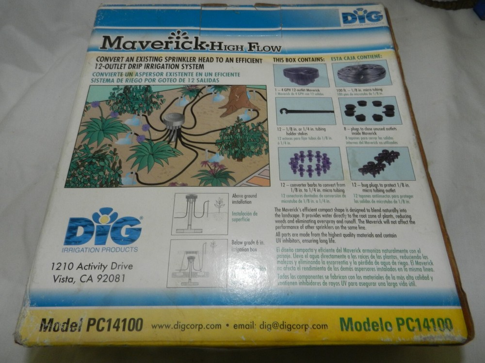 DIG PC14100 Drip Irrigation Kit, Black