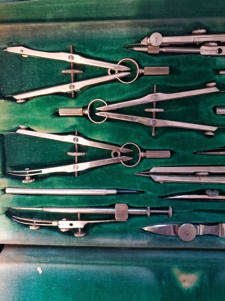 Vintage Tower Engineering Drafting Tool Kit