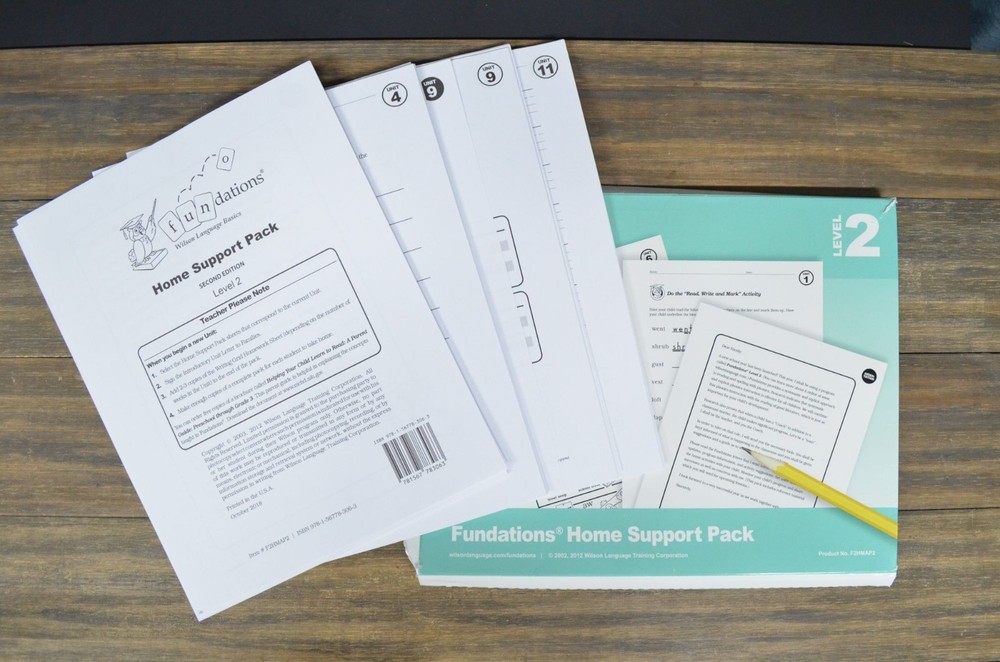 Fundations Home Support Pack 2nd Edition Level 2 F2HMAP2 Loose Leaf