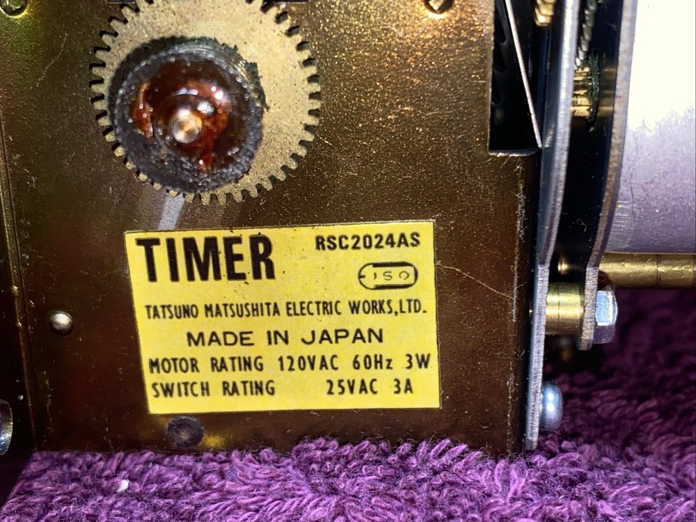 Panasonic RC-6530 Flip Clock Mechanism WORKING