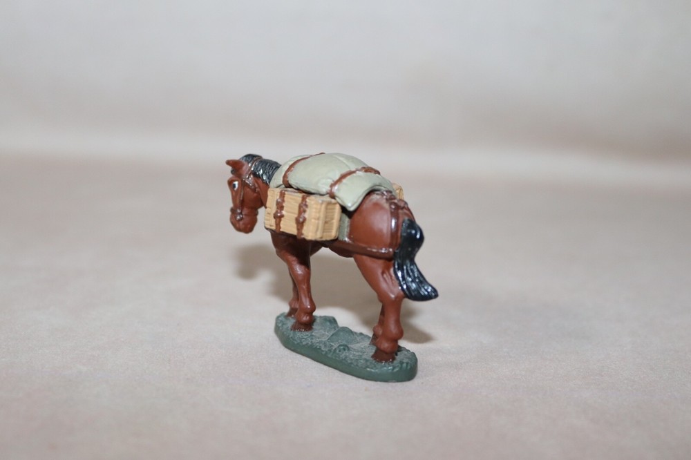 Lead Military Pack Horse Figure ~ Modern