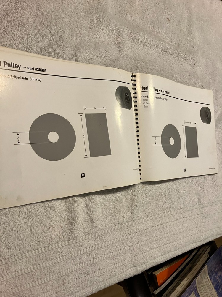 2006 Gates Idler & Tensioner Pulley Identification Guide