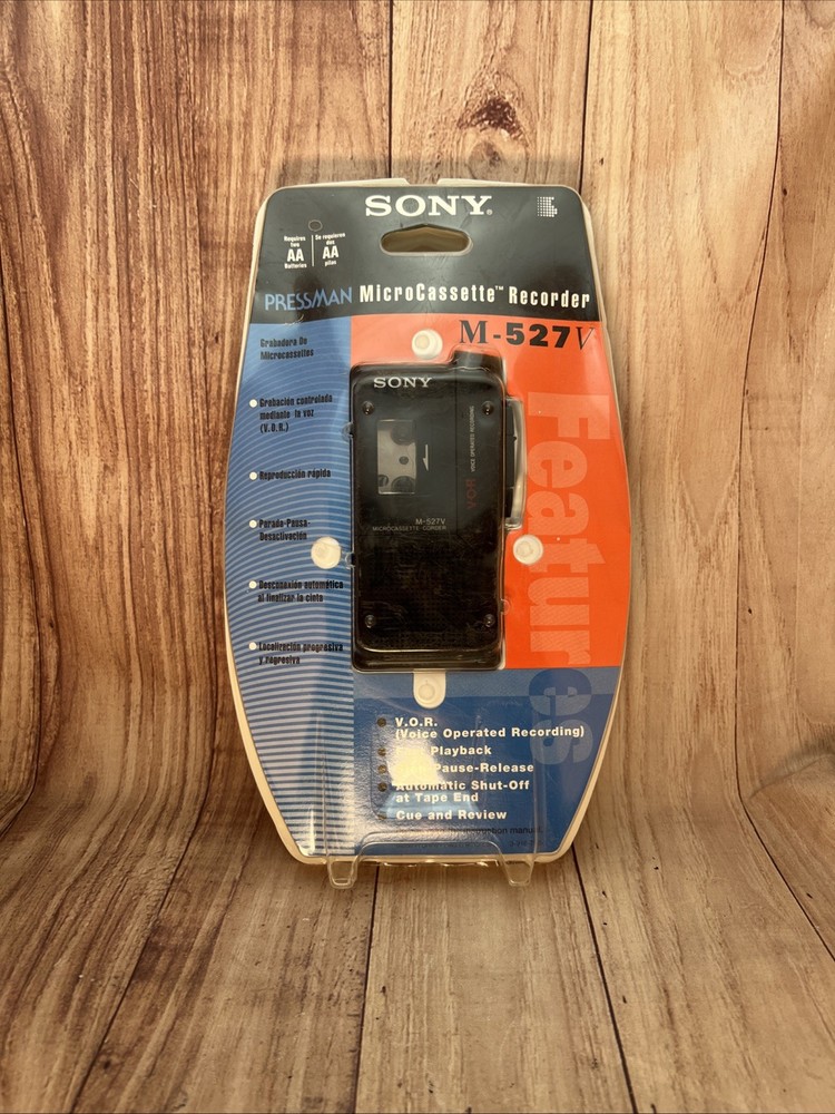 Sony Pressman Handheld  Microcassette Recorder M-527V