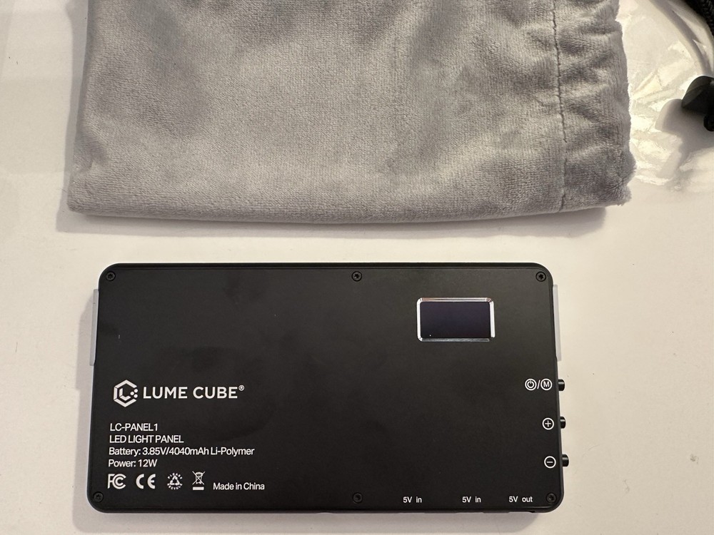Lume Cube LC-Panel LED Video Light – Bi-Color Dimmable 3200K-5600K w/ Diffuser