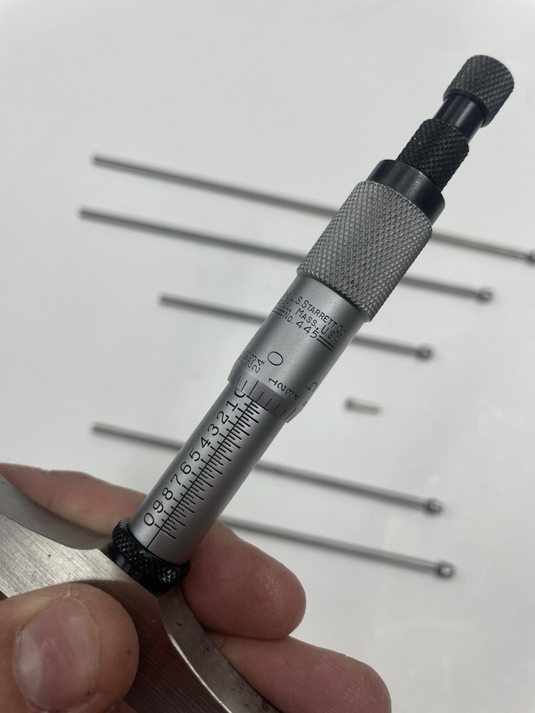 Starrett 445 Depth Micrometer 4in. Base