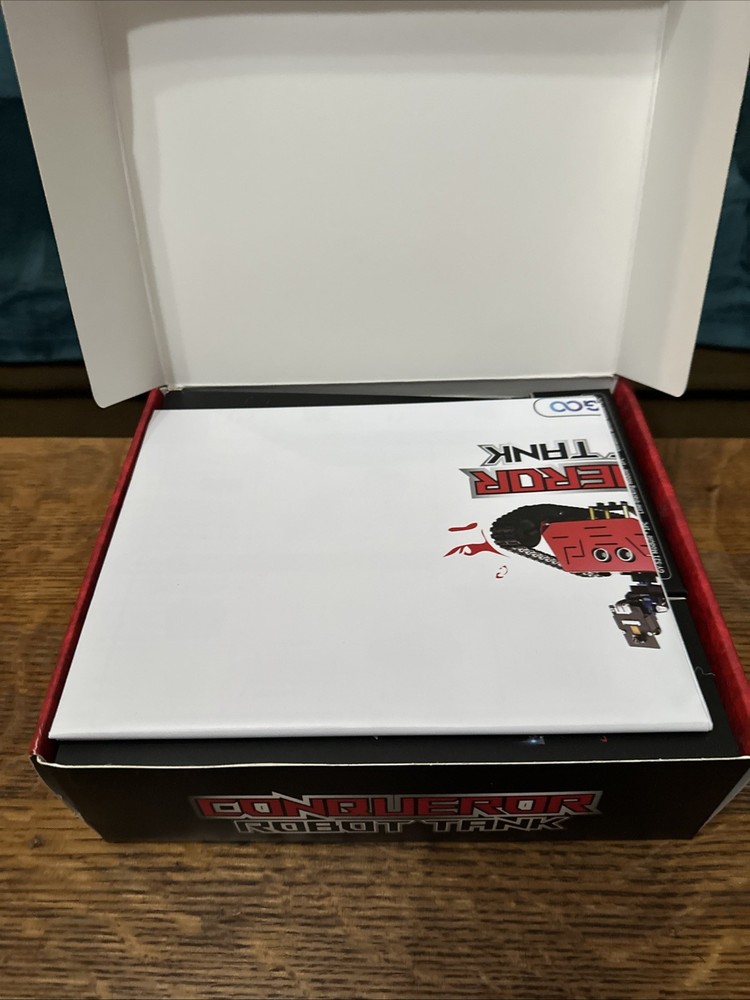 ELEGOO Conqueror: The Ultimate FPV Robot Tank Kit New Open Box