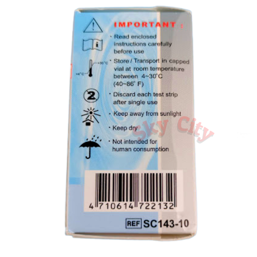 Original New Easy Touch Test Strips For Cholesterol Level Check - 10 Test Strips