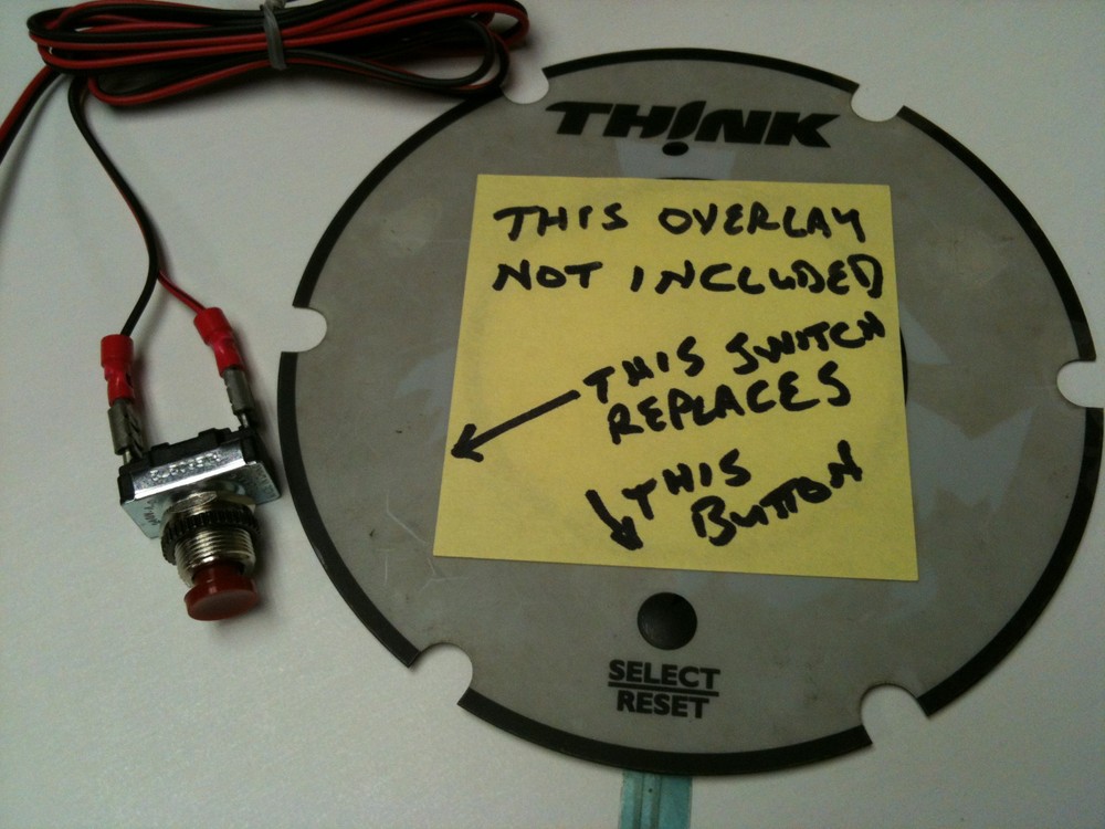 NEW Replacement Button for FORD THINK Cluster Faceplate "Reset/Select" Switch