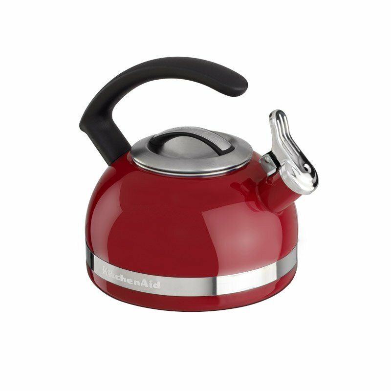 KitchenAid KTEN20CBER 2.0-Quart Kettle with C Handle and Trim Band - Empire Red