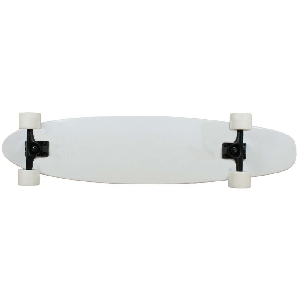 Moose Longboard Complete 9" x 40" Kicktail WHITE