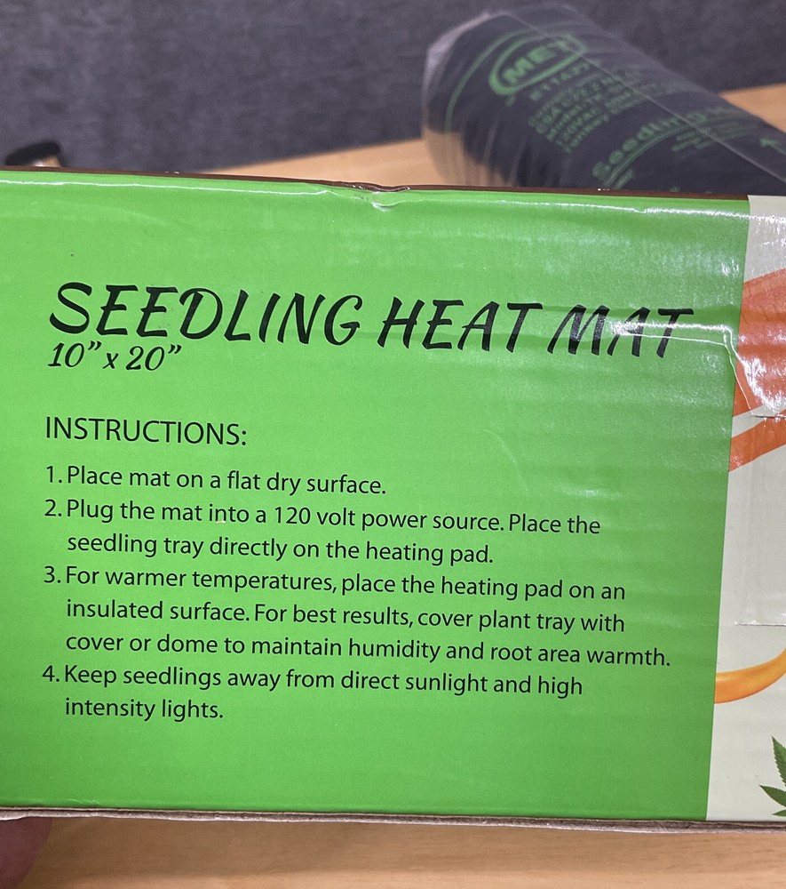 MET certified Seedling Heat Mat Seedfactor Waterproof Durable Germination Sta...