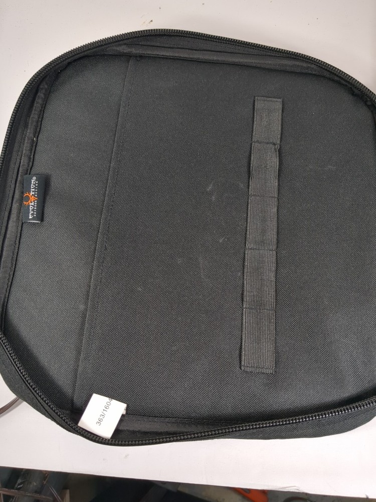 Evolution Tactical Double Pistol Bag Molle Strapping Black