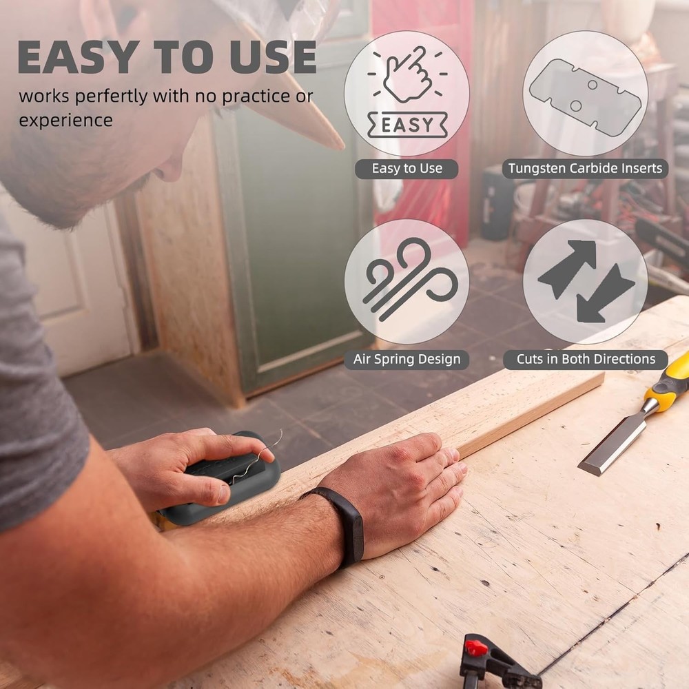 Efficient Handheld Edge Planer for Woodwork - Lightweight and Ergonomic Design