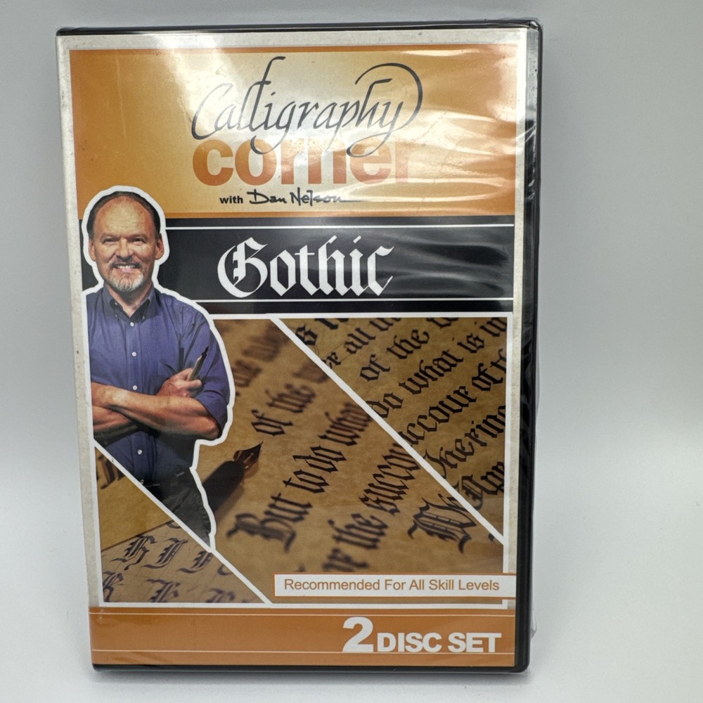 Calligraphy Corner Gothic Instruction DVD Dan Nelson 2 Disc Set