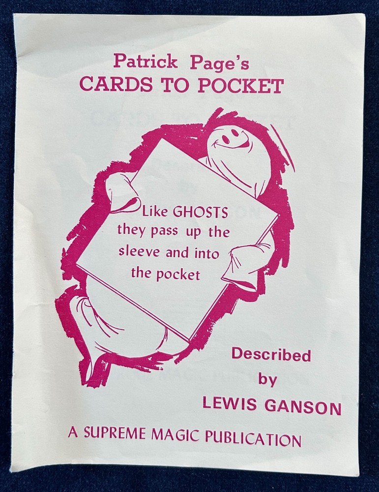 Cards To Pocket (Patrick Page) -1981