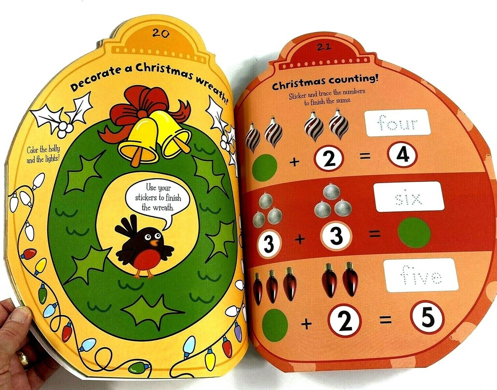 1000 Christmas Stickers Activity Book - NEW