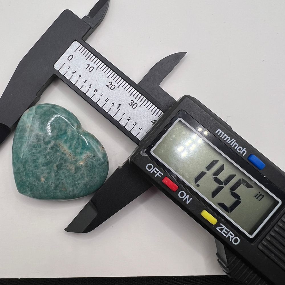 Amazonite Heart Carving (4)