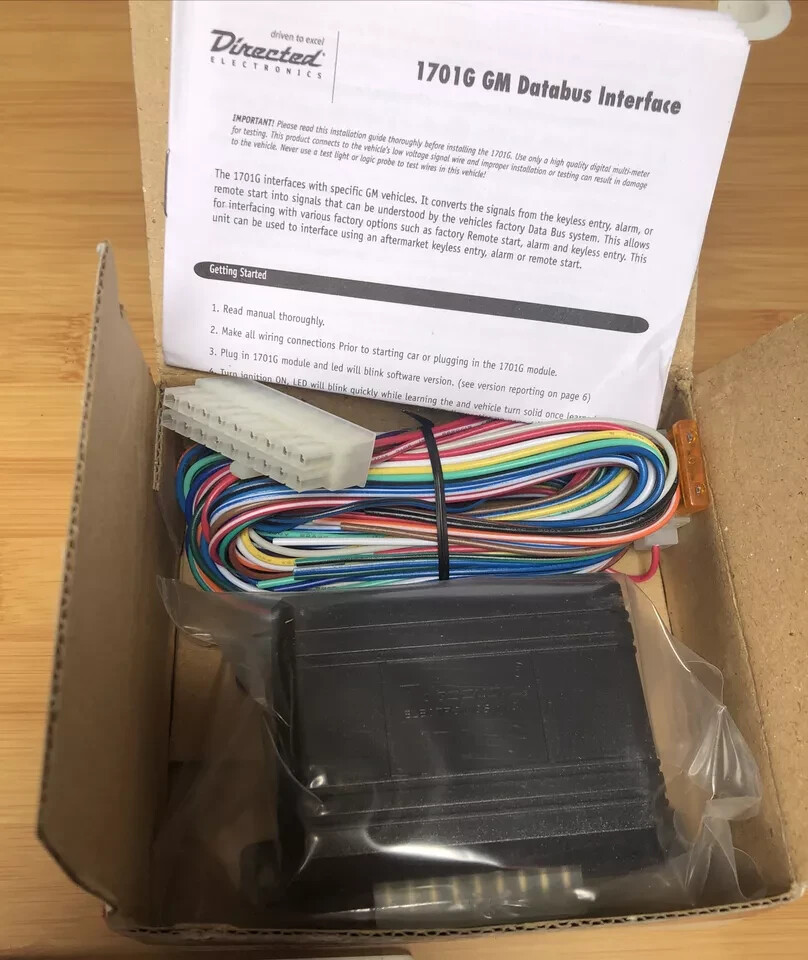 DEI Directed Xpresskit 1701G GM Remote Start Alarm Transponder Interface Module