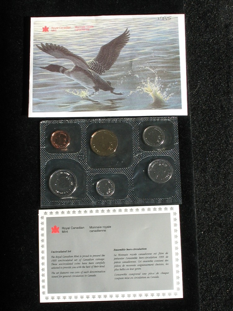 1995 CANADA PROOFLIKE MINT SET * WITH ORIGINAL MINT PACKAGING *