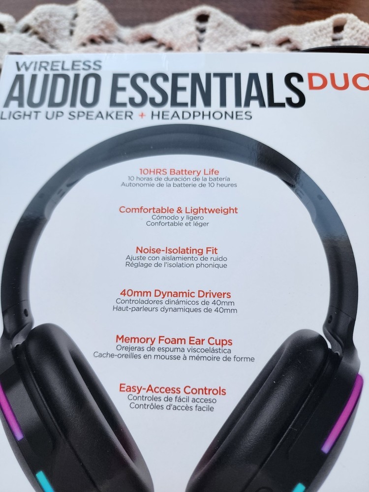 Hypergear Wireless Audio Essentials Duo With Light-Up Bluetooth Speaker