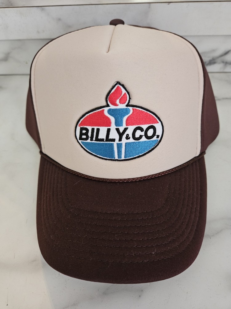 Billy Strings " Billy&Co " Foam Trucker Hat.. Brown w/ Snapback