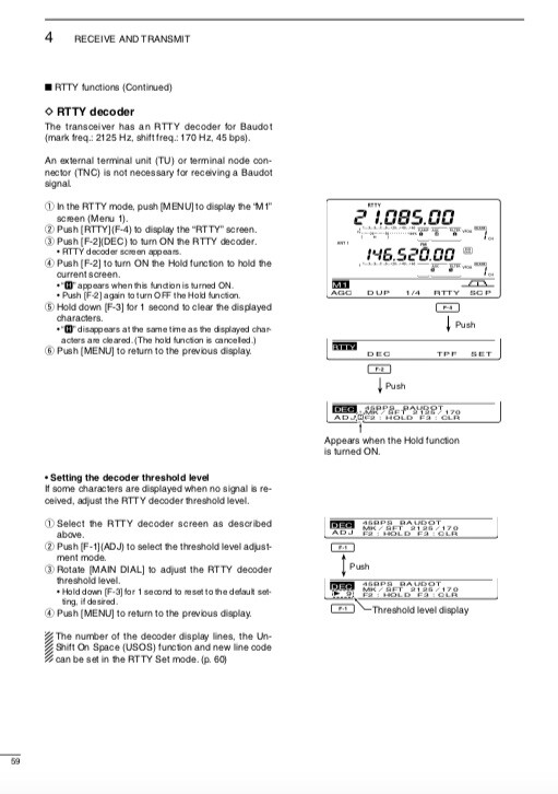 Icom IC-9100 IC9100 Transceiver OWNER'S INSTRUCTION MANUAL