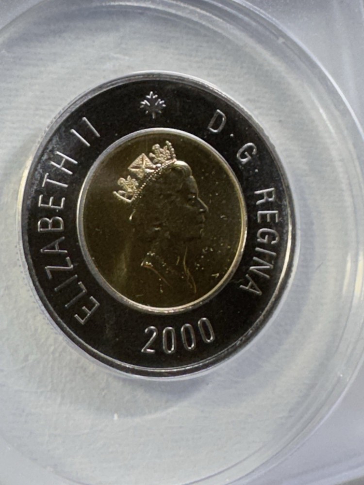 2000 Canada 2 Dollar Specimen Graded SP 69 by ANACS