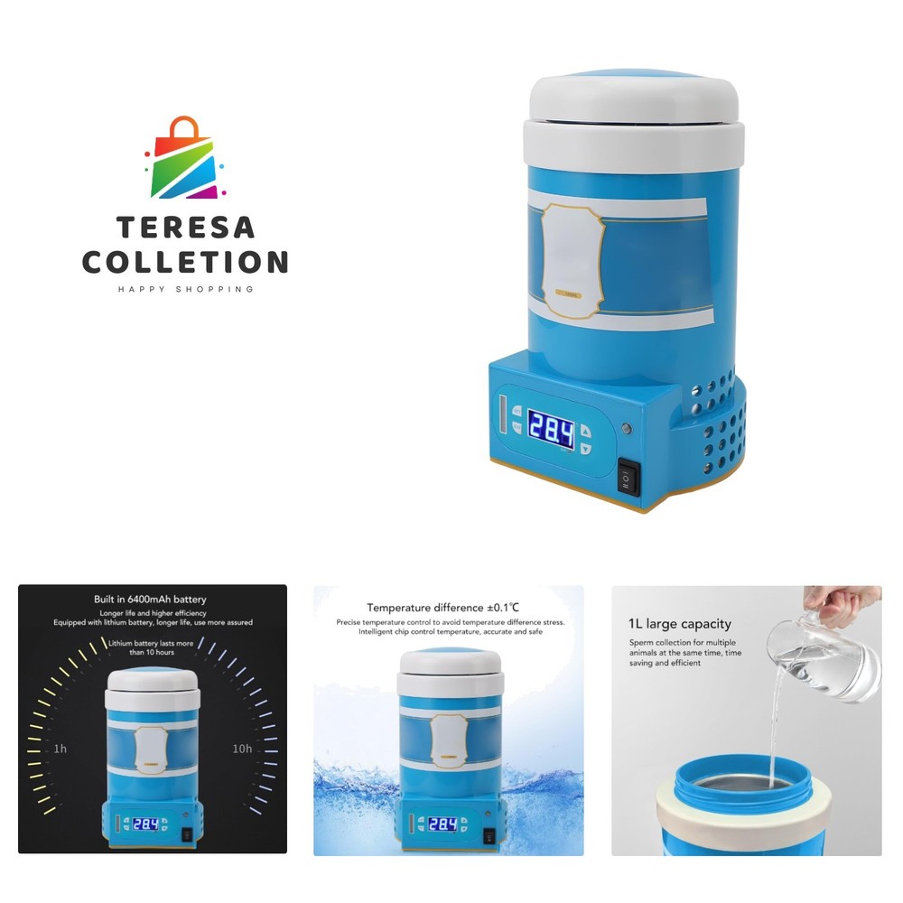 Efficient 1L Frozen Thawing Cup for Artificial Insemination - Safe ABS Material