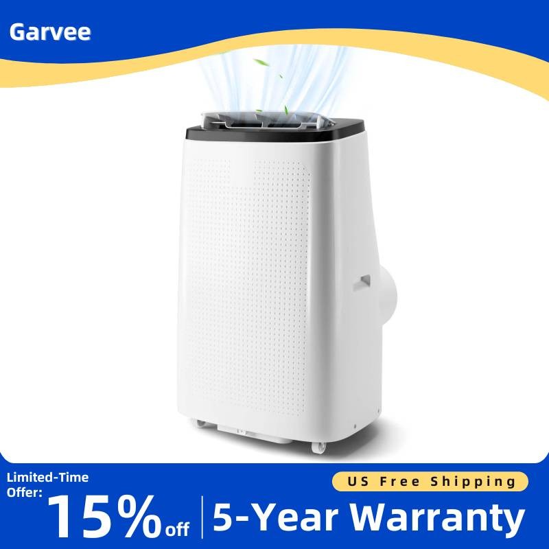 Portable Air Conditioner 14000 BTU Remote Control Quiet 24H Timer Window Kit