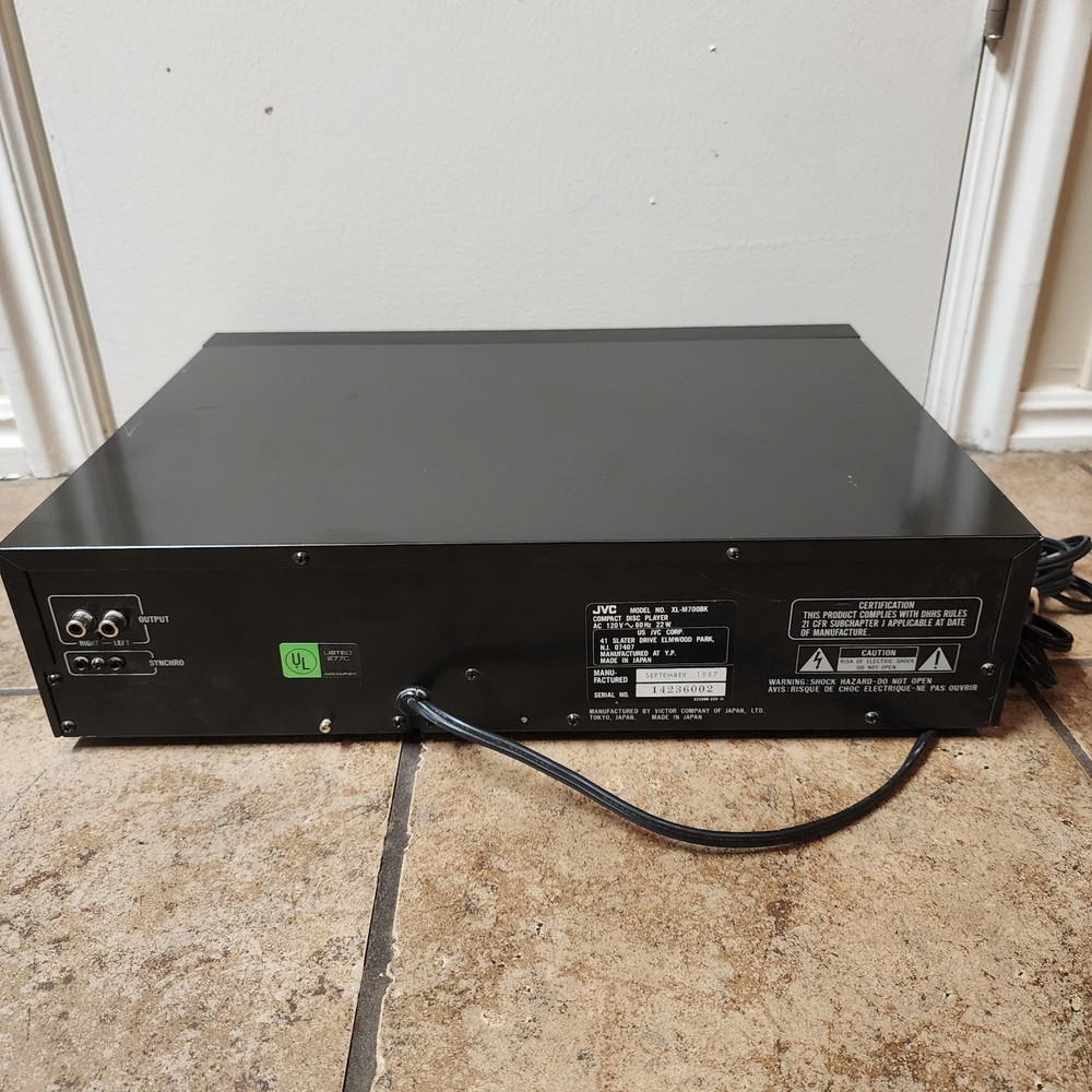 JVC XL-M700 Compact Disc Automatic Changer 6 READ DESCRIPTION