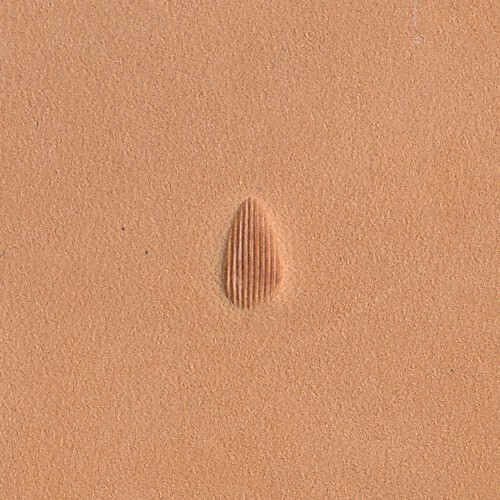 Pear Shader Lined P215 Leather Stamp