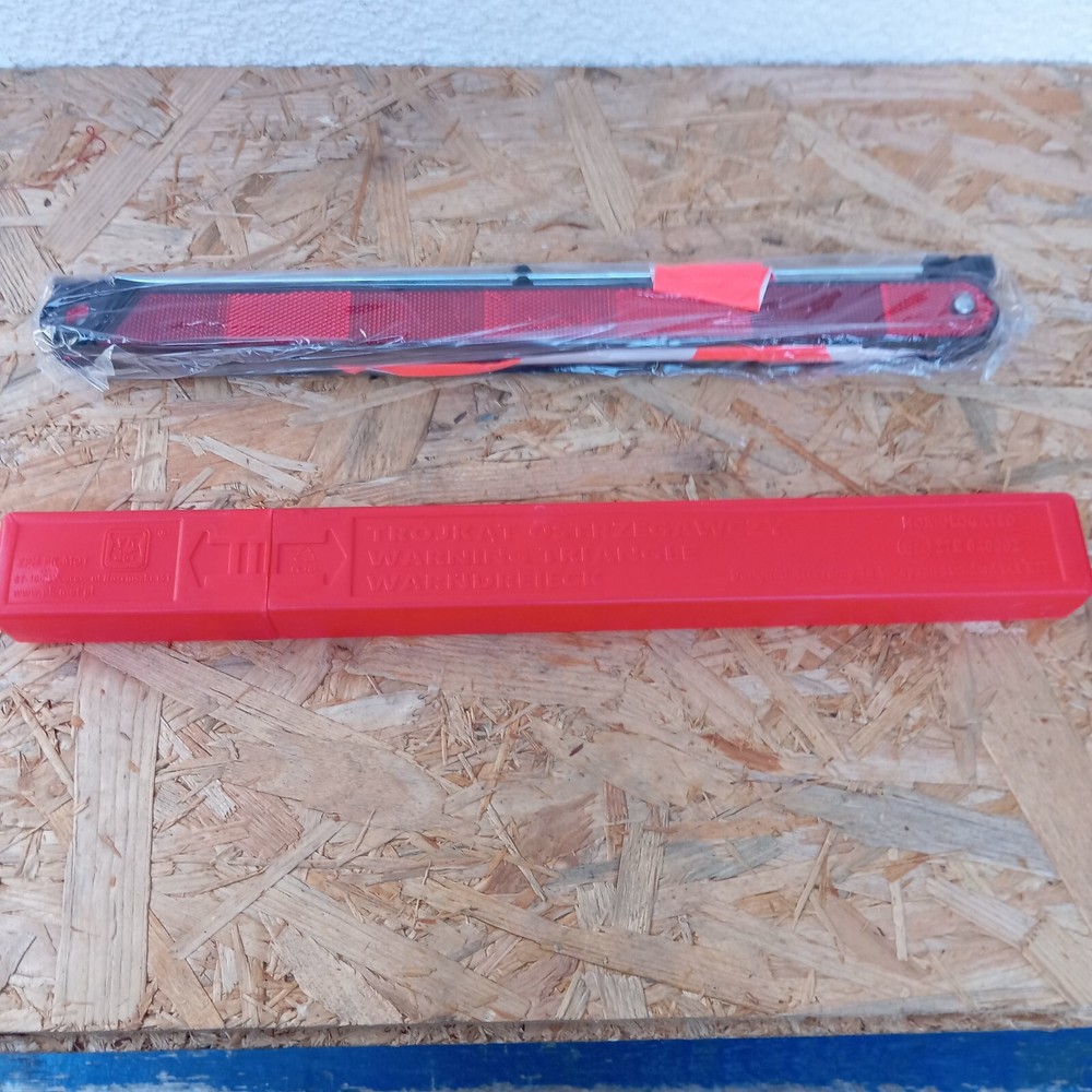 Warning triangle passenger car, new unused