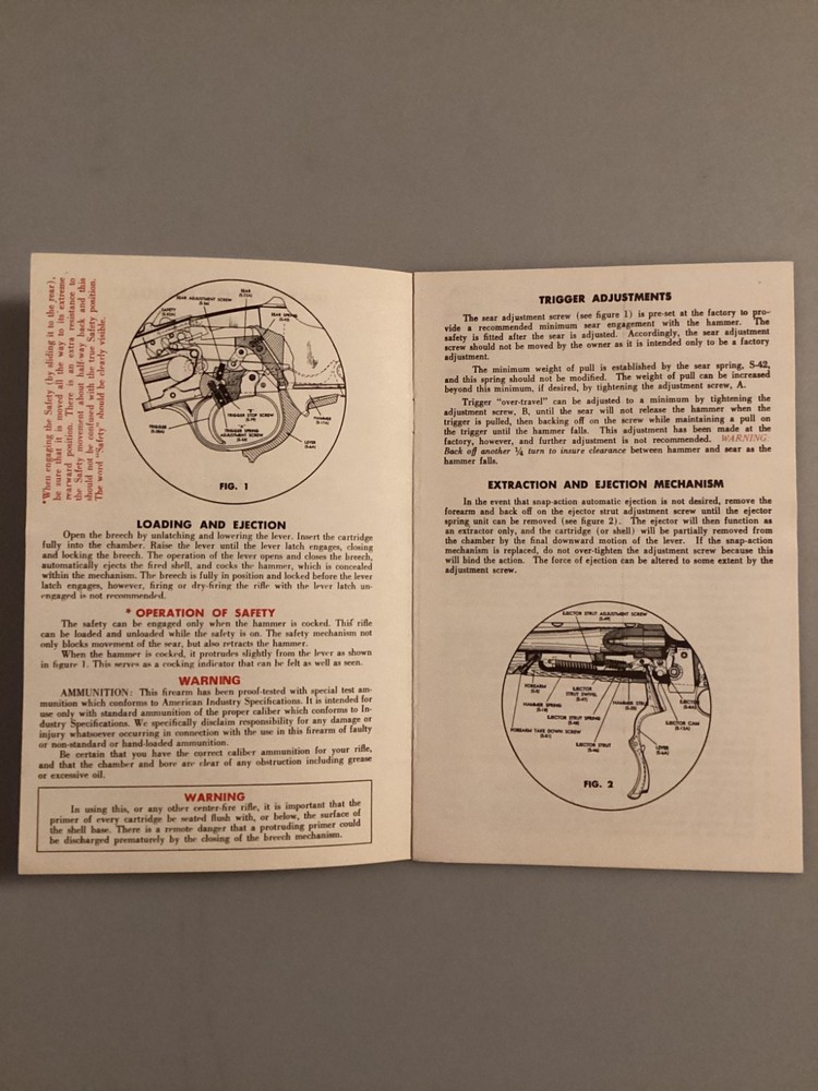 Ruger No 1 Single Shot Rifle Instruction Manual