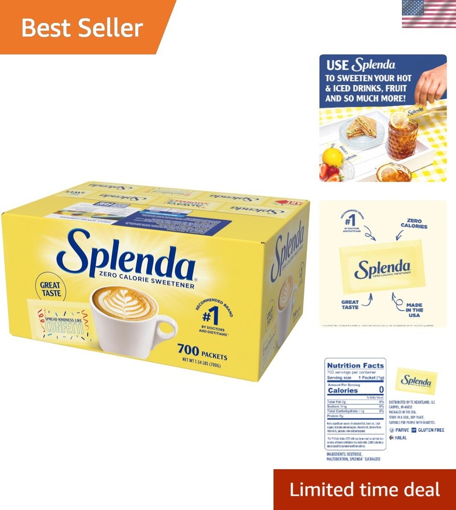 Zero Calorie Sweetener, 700 Count Packets