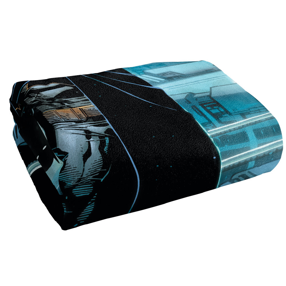 Batman Beach Towel 30x60" Batcave Platform Silhouette