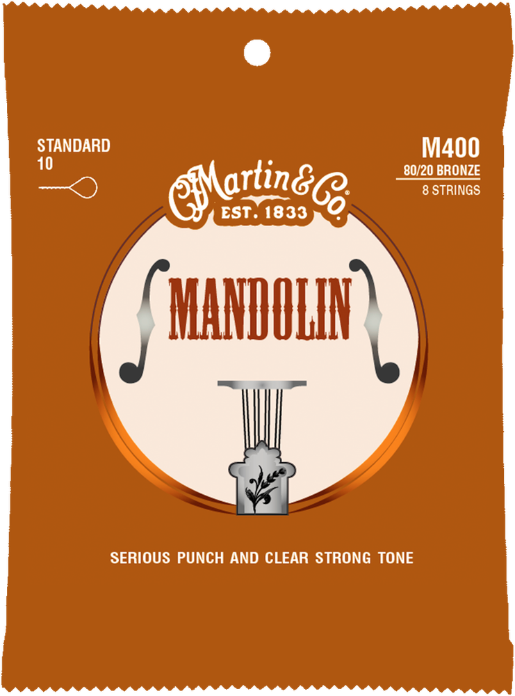 Martin M400 Mandolin Strings 80/20 Bronze .10-.34