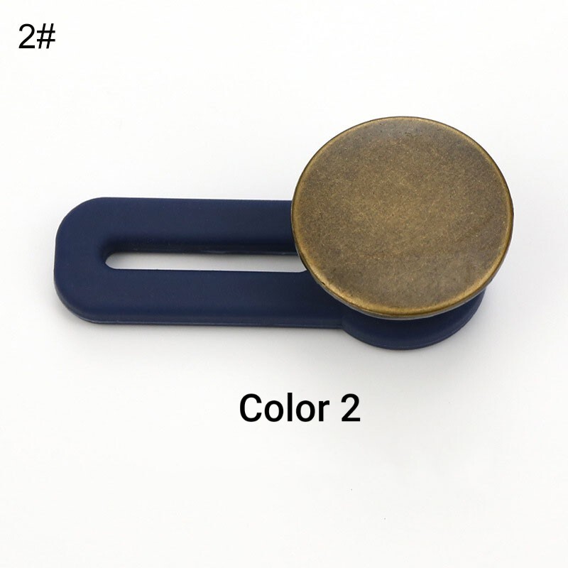 4PCS Expander Button Pants Waist Extender Metal Adjustable Retractable For Jeans