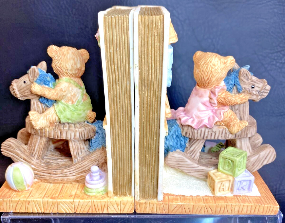 Playtime Teddies Book Ends