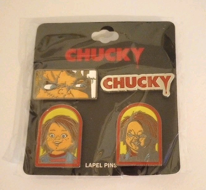 Chucky Set of 4 Enamel Pins