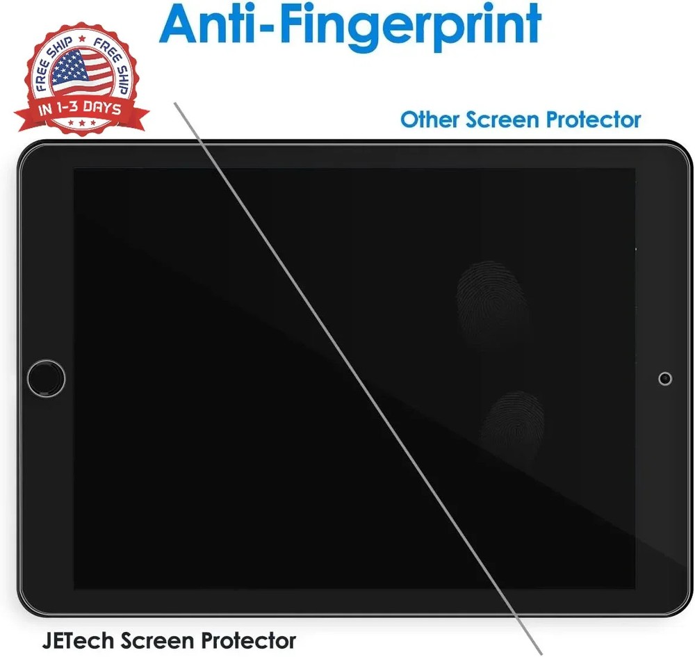 JETech Screen Protector for iPad (9.7-Inch, 2018/2017 Model, 6th/5th Generation)