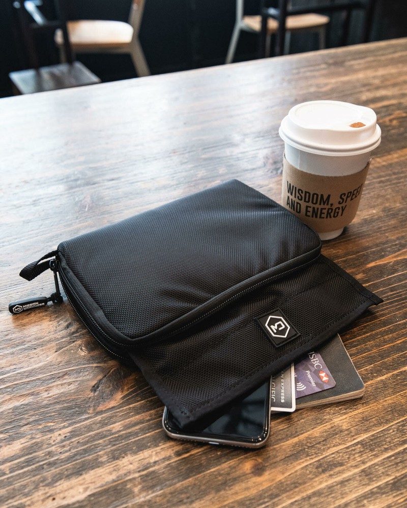 Mission Darkness™ Mojave Faraday Phone Bag - RF Blocking Phone & Accessory Case