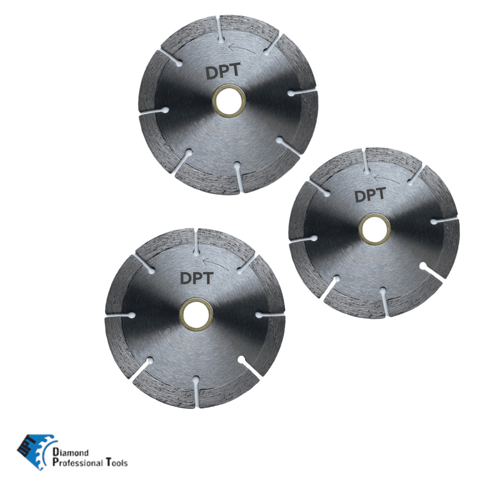 6 Pack 4.5 In Diamond Saw Blade Segmented Cutting Concrete Bricks Blocks Masonry