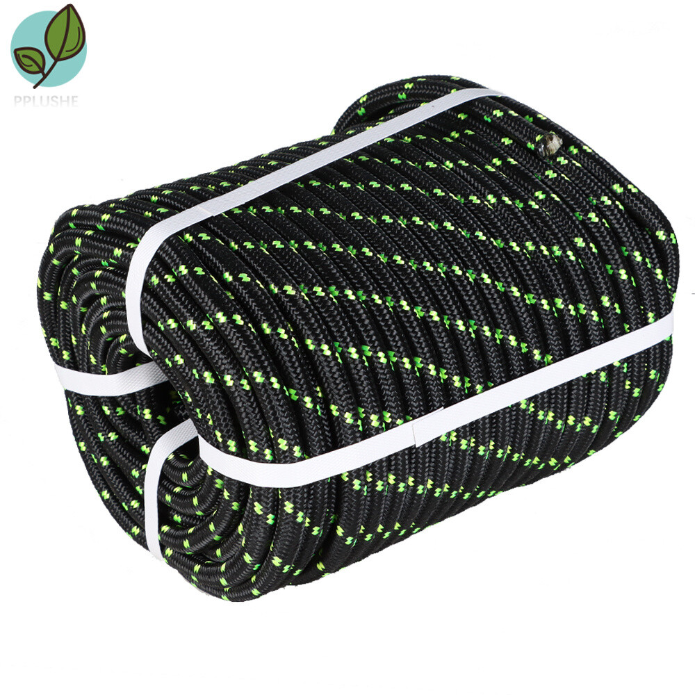 1/2" × 200' Bull Rope 6180Lbs Arborist Tree Rope Braid Polyester Rope
