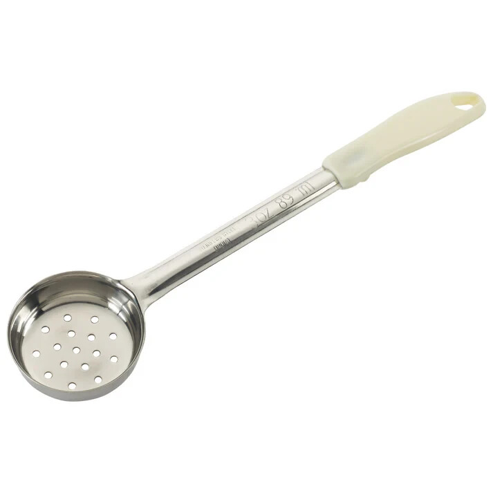 Winco Perforated Food Portioner, 3-Ounce, Ivory