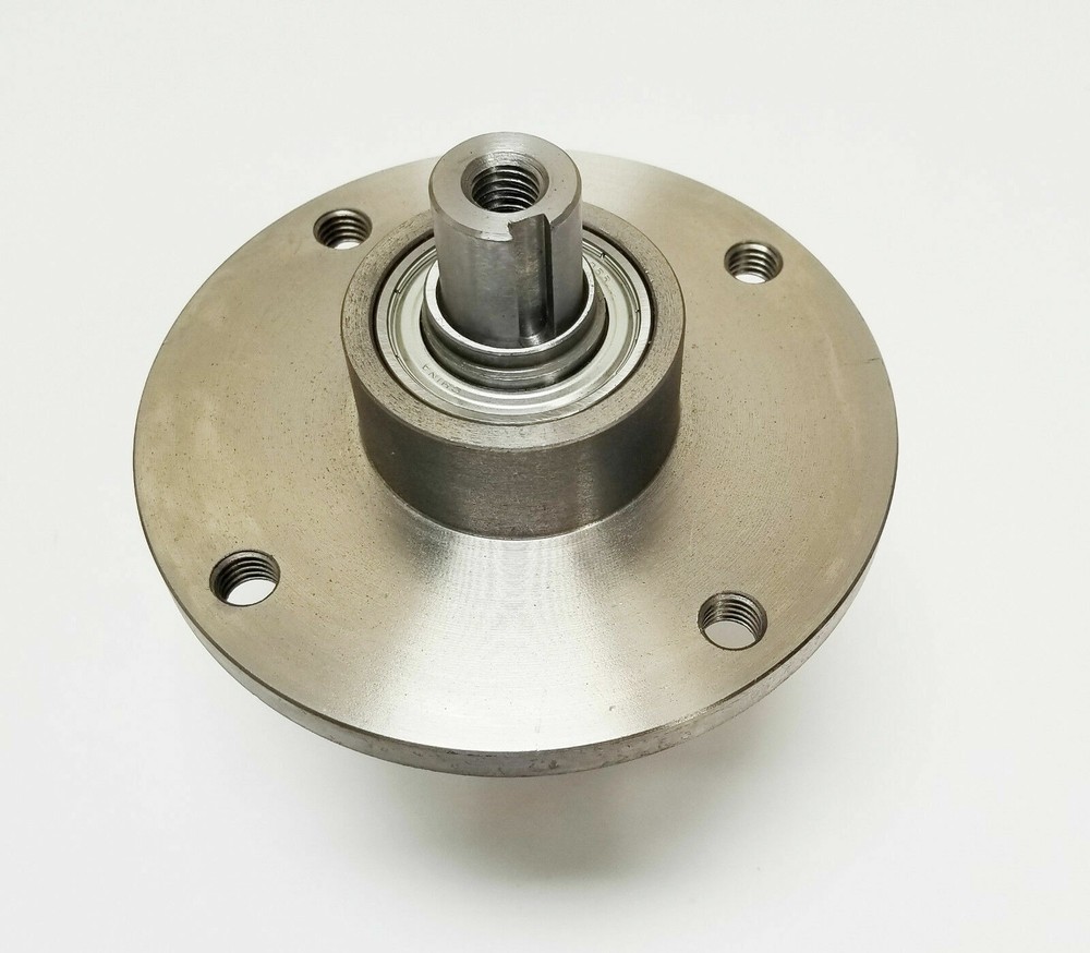 3 Heavy Duty Spindle Assemblies for Hustler, Excel 350595. Includes Blade Bolt