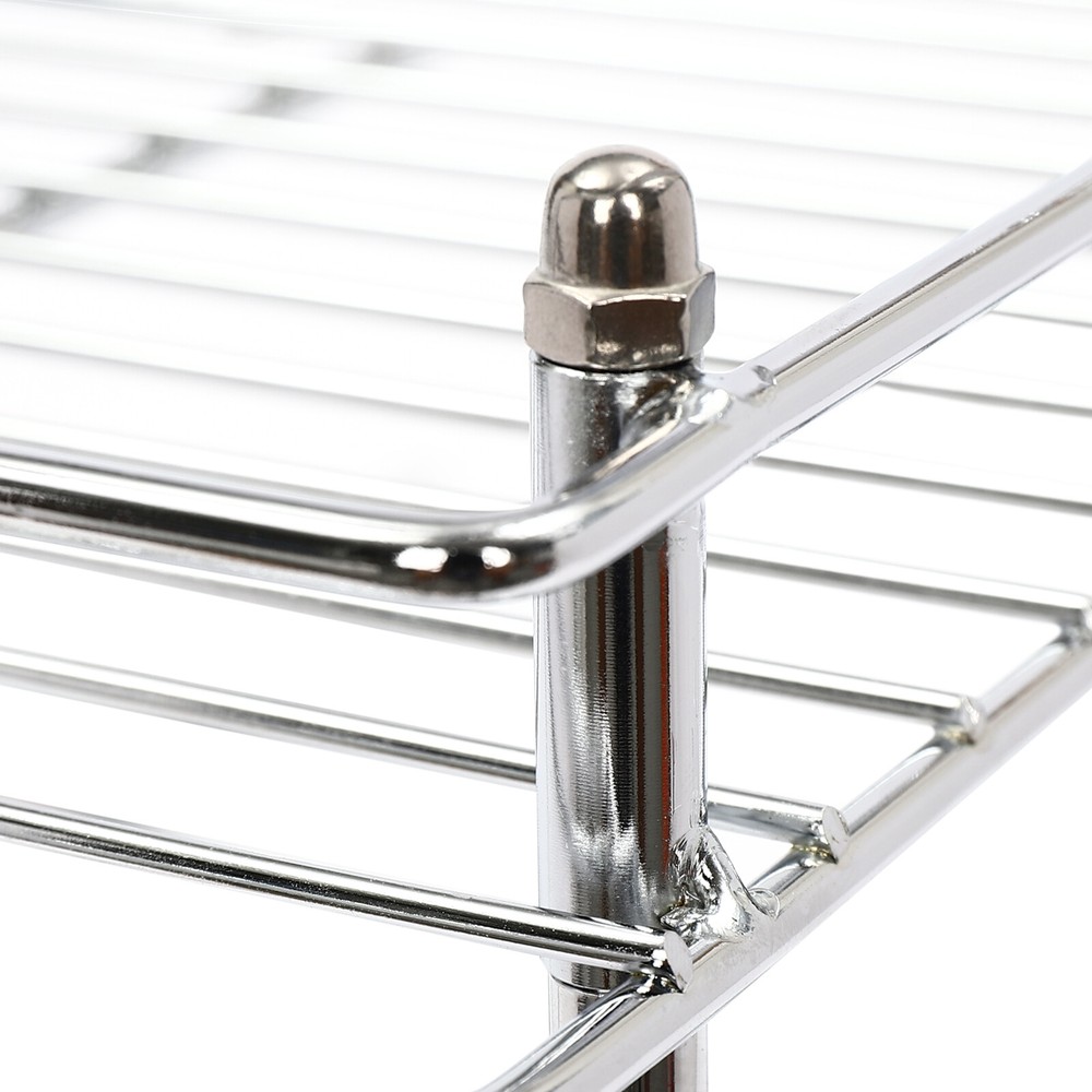 Pull Out Cabinet Organizer, 2-Tier Pull Out Shelves, Kitchen Cabinet Organizer