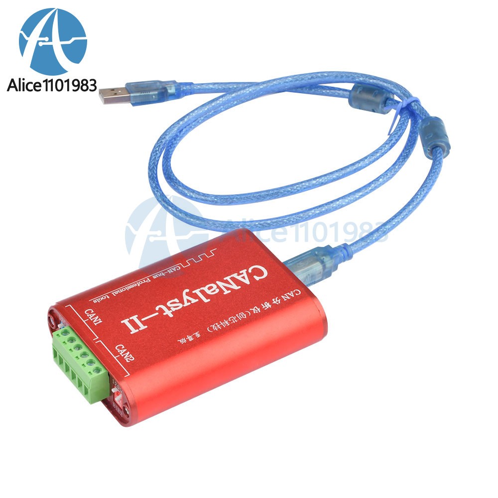 2 CH 2500 VRMS CAN Open J1939 DeviceNe Dual Channel USB To CAN Adapter Analyzer
